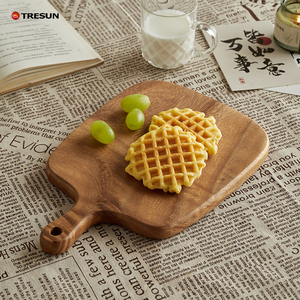 Tabla de Cortar Pequeña de Madera de Nogal, Juego de Tablas de Cortar Mini para Cocina, para Carne, Verduras y Queso, Superventas - Product Image 4