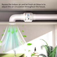 Ventilateur d'extraction de conduit de flux mélangé d'air frais super silencieux avec contrôleur de vitesse variable
