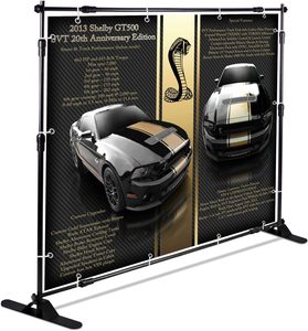Expositor Portátil Personalizado de 10 pies para Ferias Comerciales, Fondo para Cabina de Fotos, Soporte de Tela Tensada Recta con Marco de Aluminio - Product Image 5
