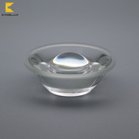 Fournisseur d'accessoires de lumière verre trempé optique réflecteur personnalisé cob LED LES 30MM TIR lentilles
