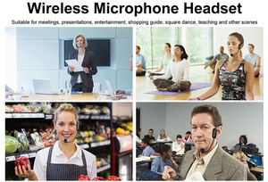 Portatile Mini microfono portatile professionale microfono senza fili auricolare per l'insegnamento guida turistica eseguire - Product Image 5