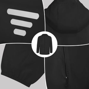 Sweat à capuche léger à manches longues pour homme, protection solaire UPF 50+, fermeture éclair intégrale, pour la randonnée, la pêche, avec poches zippées, softshell d'été - Product Image 4