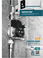 Pompe à eau électrique silencieuse à circulation renforcée, trois vitesses, haute pression, intelligente, mini, 24V DC, Grandfar