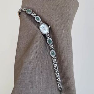 Nuovo Orologio <span class=keywords><strong>Vintage</strong></span> <span class=keywords><strong>da</strong></span> <span class=keywords><strong>Donna</strong></span>, Bracciale di Lusso di Alta Gamma con Gemme Colorate, Gioiello Retrò Personalizzato in Oro - Product Image 6