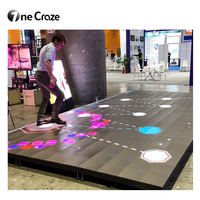 Nouvel écran LED tactile, mur vidéo, capteur Kinect, jeux interactifs au sol SAIO pour enfants, contenu LED au sol pour gymnase