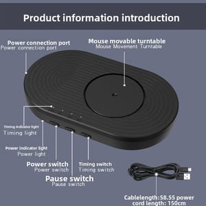 เมาส์เกมออปติคอล gnling ป้องกันการนอนหลับของคอมพิวเตอร์ล็อคหน้าจอด้วยการเคลื่อนไหวอัตโนมัติผ่านตัวรับสัญญาณ USB และสายเคเบิล Type C ในสต็อก - Product Image 3
