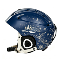Casque de ski en polycarbonate moulé, certifié CE ASTM, pour enfants et adultes, multi-tailles, casque de neige d'hiver
