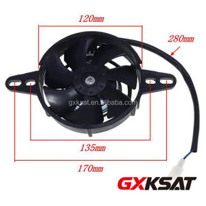 Ventilateur de radiateur universel pour moto Shineray, ventilateur de refroidissement 120mm 12V 35W 7 pales - Product Image 4