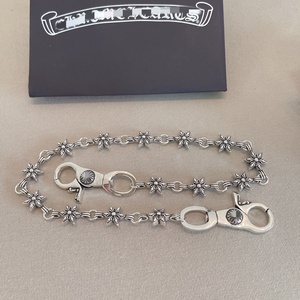 Catena per Portafoglio <span class=keywords><strong>con</strong></span> <span class=keywords><strong>Ciondolo</strong></span> a Croce Chrom Heart, Placcata Argento, Stile Vintage Retrò Trendy, Moda Punk Hip-hop Sportiva, Vendita all'Ingrosso - Product Image 5