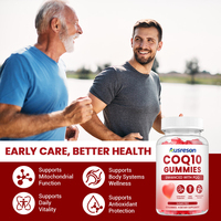 Ausreson OEM Vegan 200Mg CoQ10 Gummies – Complément Multivitaminé de Haute Qualité pour la Santé Cardiaque et l'Immunité – Gommes de Coenzyme Q10 pour Adultes