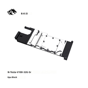 บล็อกน้ำสำหรับ GPU <span class=keywords><strong>Bykski</strong></span> N-TESLA-V100-32G-SR ดีไซน์โลหะทั้งหมดสำหรับ V100 ผลิตในประเทศจีน - Product Image 1