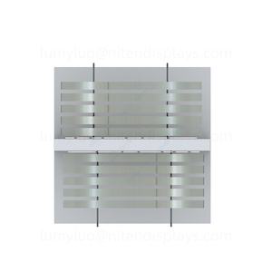 360° Rotating Double-Sided <b>Display</b> <b>Stand</b> with Hooks Durable Metal Floor Rack <b>for</b> Retail Tools & Cosmetics Organization - Product Image 5