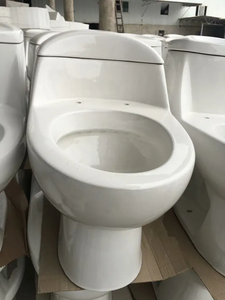 Siphonic một mảnh phòng tắm nhà vệ sinh bệ lưu vực và màu trắng tinh khiết nhà vệ sinh bát gốm <span class=keywords><strong>WC</strong></span> nhà vệ sinh đặt - Product Image 2