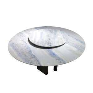 Support rond en métal marbré pour salon moderne avec <span class=keywords><strong>table</strong></span> tournante Meubles de <span class=keywords><strong>table</strong></span> à manger pour la maison - Product Image 2