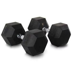 Haltères hexagonaux en acier inoxydable pour usage domestique, haltères en caoutchouc antidérapants pour femmes, haltères de fitness professionnels pour la salle de sport - Product Image 5