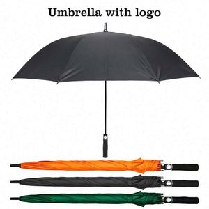 Parapluie automatique de haute qualité, résistant à la pluie et au vent, 8 baleines, long manche, personnalisable avec impression de logo, pour la pluie - Product Image 3