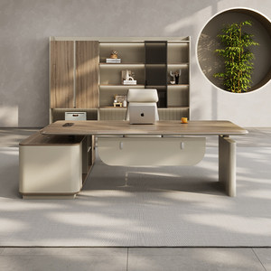 Scrivania Direzionale Ergonomica di Lusso a Forma di L, Regolabile Elettricamente in Altezza, Tavolo da Ufficio per Dirigenti - Product Image 4