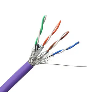 Câble de communication réseau Ethernet cuivre intérieur extérieur CAT6 UTP 0.57x4p CAT6 FTP 0.57x4P câble LAN