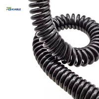 Câble d'alimentation industriel en cuivre toronné standard national, fil à ressort en spirale, câble PE 2/3/4/5/6/7/8 conducteurs 0,2/0,5/1/2 mm²