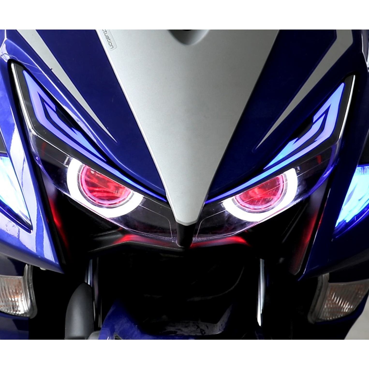 Shark Power Lampu Sein Led Motor, Lampu Depan Motor untuk Yamaha Nvx Aerox 155 Aksesoris