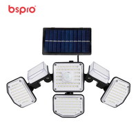 Lampe solaire d'extérieur à détecteur de mouvement alimentée par le fournisseur Applique murale étanche IP65 Lampe solaire de jardin alimentée par la lumière du soleil