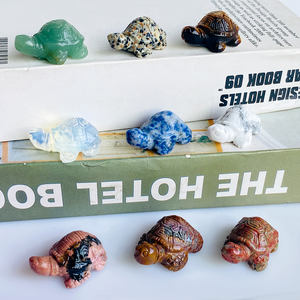 Fabriek Groothandel Natuurlijke Tijgeroog Kristal Schildpad Gepolijst Adieren Schildpad Gravures Genezing Voor Souvenir Decoratie - Product Image 3