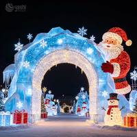Décoration de renne rougeoyante faite à la main de qualité supérieure-Lanterne de renne LED pour décoration extérieure de Noël e