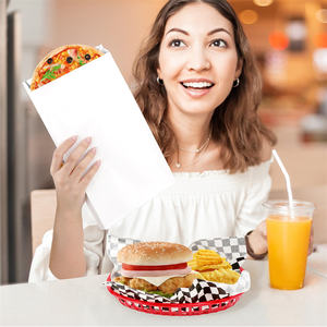 Hamburger sandviç alüminyum folyo <span class=keywords><strong>Hot</strong></span> <span class=keywords><strong>Dog</strong></span> çanta, yağ dayanıklı hizmet çerez torbaları <span class=keywords><strong>Hot</strong></span> Dogs için - Product Image 1