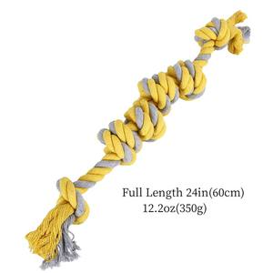 Bestselling Molar Pet çiğnemek oyuncak altı knot pamuk halat orta ve büyük köpekler için Amaz en iyi seçim diş temizleme köpek oyuncak - Product Image 6
