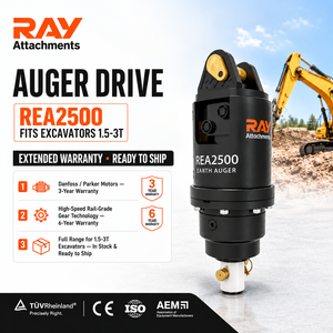 <span class=keywords><strong>Tarière</strong></span> Hydraulique RAY pour <span class=keywords><strong>Terre</strong></span> - Accessoire <span class=keywords><strong>de</strong></span> <span class=keywords><strong>Tarière</strong></span> pour Excavatrice, Fournisseur pour Pieux, Forage <span class=keywords><strong>de</strong></span> Sol et <span class=keywords><strong>Tarière</strong></span> pour Chargeuse Compacte - Product Image 1