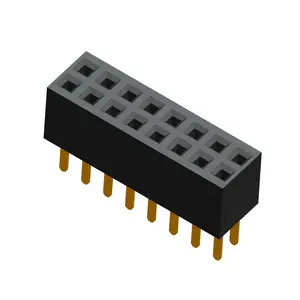 1.27Mm Pitch 8 Pin Nối THT PCB Tiêu Đề Nữ Pin Tiêu Đề