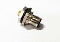 Connecteur M8 M12 Câble Pin Mâle Femelle Circulaire Coaxial Série 2 3 4 5 6 8 12 17 IP67 Étanche Soudure PCB Mount pour Custom