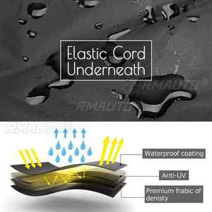 Housse de protection universelle pour moto et scooter, anti-UV, imperméable, anti-poussière, protection intérieure et extérieure, L/XL/2XL/3XL - Product Image 3