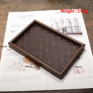 Vassoio Espositore di Lusso in Legno di Noce Verde per Gioielli, Arredamento Casa, Organizzatore Vuoto per Bracciali, Anelli, Profumi e Oggetti Preziosi, Vassoio per Fumatori - Product Image 3