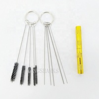 Kit de nettoyage pour pistolet de peinture, aérographe et outils de nettoyage : brosse, aiguille, grattoir et embout