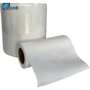 定制重型布60x80商店毛巾工业干洗湿巾白色巨型卷