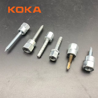 Système d'ancrage à tige filetée Sammys Ancres de suspension à tige à vis en bois droites