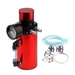 Válvula de Ventilación Universal Redonda de Aluminio para Aceite de Motor con Manómetro de Vacío para Reciclaje de Gases de Escape y Mejora del Aceite - Product Image 2