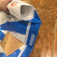 Sac en PP tissé avec valve pour ciment et mélanges secs 20-25KG, avec doublure intérieure en papier, emballage de ciment anti-humidité
