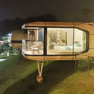 Prefabricated Modern Low Cost Capsule Container Houses Bedroom Space Capsule Home