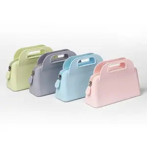 卸売トイレタリーバッグ旅行メイクアップ夏の小さなバッグポータブルカスタム化粧品バッグ