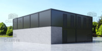 Maison conteneur de luxe JHCE, immeuble de bureaux, appartement, supermarché, bâtiment modulaire préfabriqué en panneaux sandwich