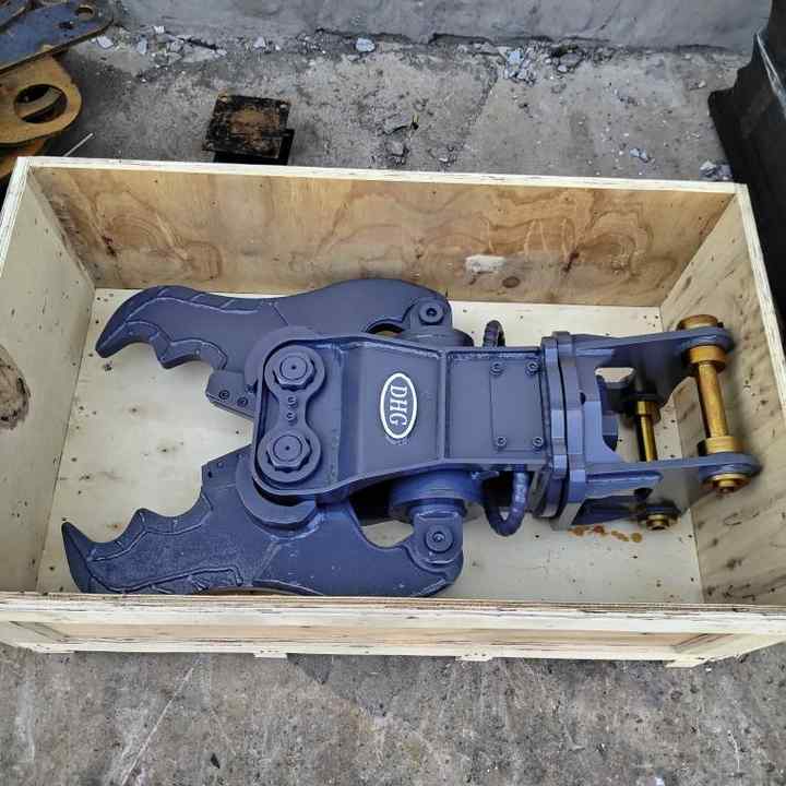 Mini 3-4 Tons Excavator Concrete Shear Equipment Concrete Crusher ...