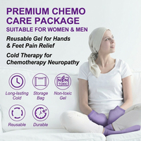 Chaussettes de cryothérapie personnalisées et gants de cryothérapie pour la chimiothérapie, la neuropathie, kit de soins pour la chimiothérapie pour femmes et hommes