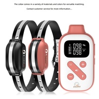Collier anti-aboiement pour chien en plastique, étanche IPX7, télécommandé, avec fonctions sonores/vibrations/électrostatiques, pour la prévention des aboiements (nouveau modèle, vente en gros)