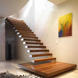 <span class=keywords><strong>VIKO</strong></span> scala 2024 alta qualità in acciaio Design moderno scale diritte/doppia colonna vertebrale scala diritta in metallo con scala in acciaio - Product Image 6