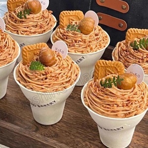 Machine à <span class=keywords><strong>glaces</strong></span> avec 2 moules 1,2 mm 1,5 mm, machine à <span class=keywords><strong>glaces</strong></span> Mont Blanc pour snack-bars et dessertiers, forme spaghetti - Product Image 6