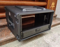 Fabricant U2 4U 6U 8U Audio PE PP Plastique Road Rack Case avec Heavy-Duty Tour Cable Trunk Flight Case