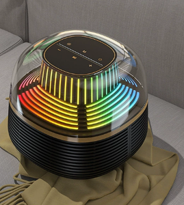 Portable Bluetooth <b>Speaker</b> With Rechargeable Battery Wireless Full-Range Audio RGB <b>LED</b> Light Plastic Cabinet Party Use - Product Image 4