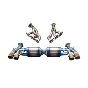 ระบบท่อไอเสียแบบ Catback สำหรับรถ 991 991.2 S รุ่นแข่งขัน ทำจากไทเทเนียม ประสิทธิภาพสูง พร้อมตัวเร่งปฏิกิริยาแบบอิเล็กทรอนิกส์ - Product Image 1